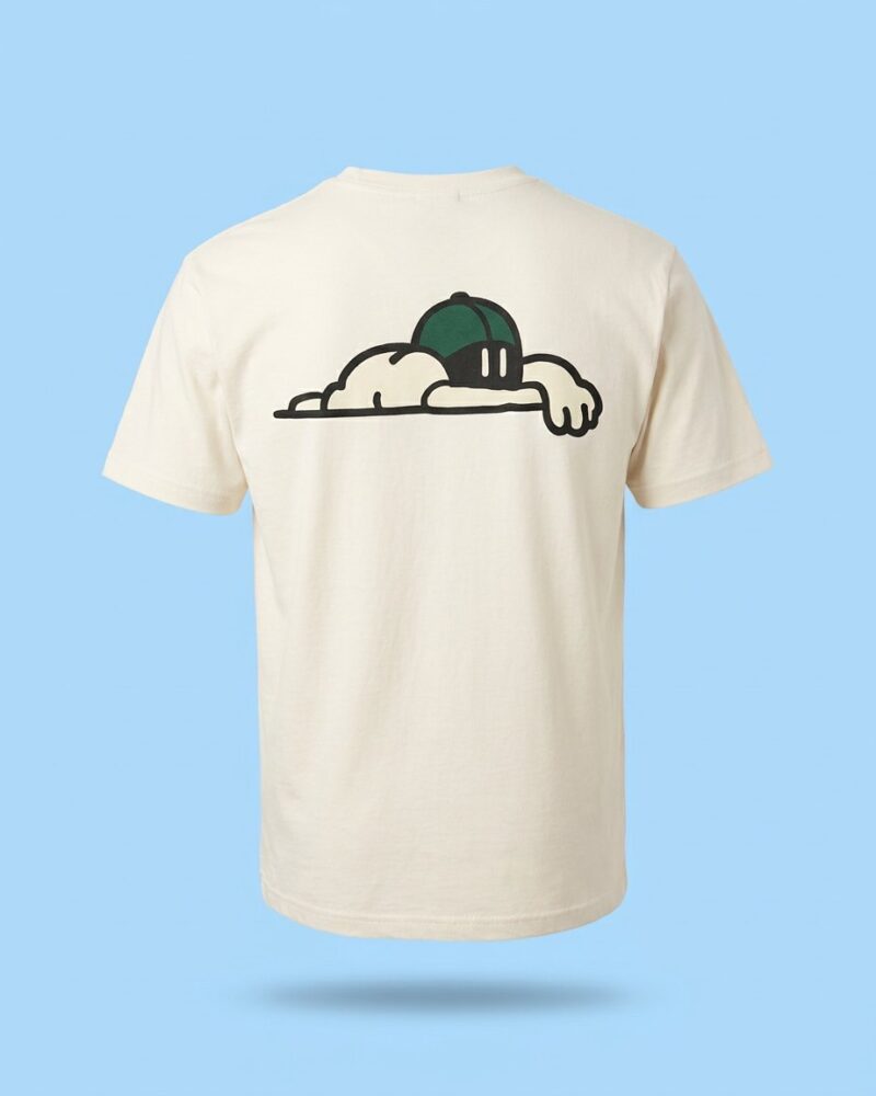 Camiseta «Con gorra» espalda